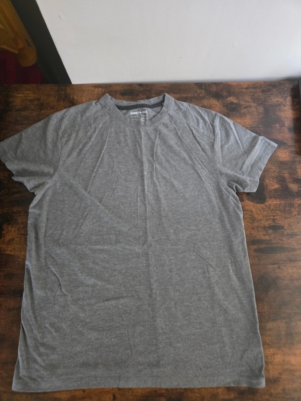 Kenneth Cole Gray Short-Sleeve Crew Tee